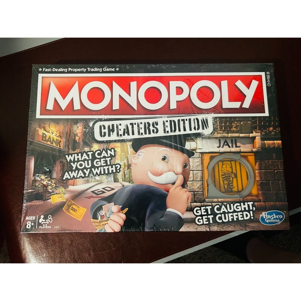 Hasbro Monopoly Game: Cheaters Edition Board Game (E1871)